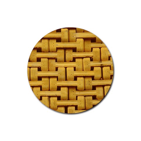 rattan Rubber Coaster (Round) from ArtsNow.com Front