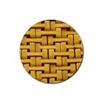 rattan Rubber Round Coaster (4 pack)