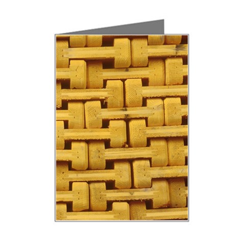 rattan Mini Greeting Card from ArtsNow.com Left