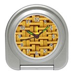 rattan Travel Alarm Clock