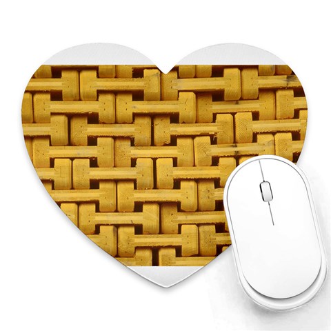 rattan Mousepad (Heart) from ArtsNow.com Front