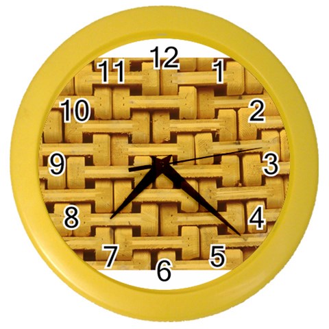 rattan Color Wall Clock from ArtsNow.com Front