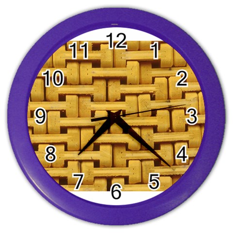 rattan Color Wall Clock from ArtsNow.com Front