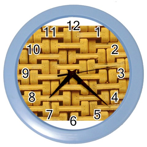 rattan Color Wall Clock from ArtsNow.com Front