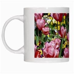 flowers White Mug from ArtsNow.com Left