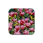 flowers Rubber Coaster (Square)
