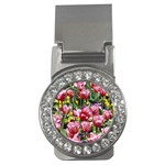 flowers Money Clip (CZ)