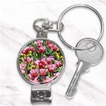 flowers Nail Clippers Key Chain