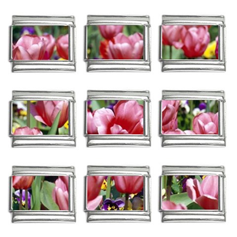 flowers 9mm Italian Charm (9 pack) from ArtsNow.com Front