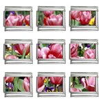 flowers 9mm Italian Charm (9 pack)