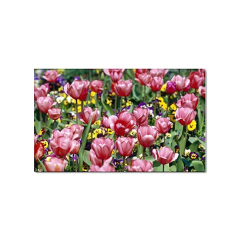 flowers Sticker (Rectangular) from ArtsNow.com Front