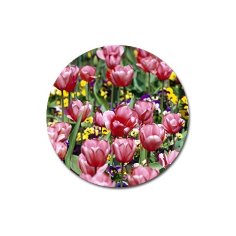 flowers Magnet 3  (Round) from ArtsNow.com Front
