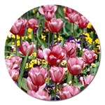 flowers Magnet 5  (Round)