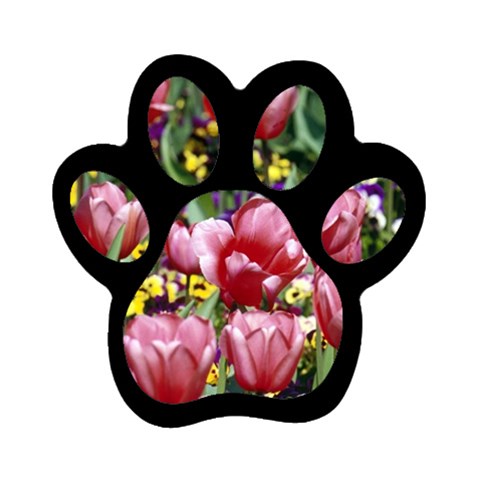 flowers Magnet (Paw Print) from ArtsNow.com Front