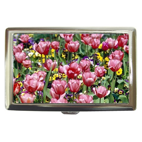 flowers Cigarette Money Case from ArtsNow.com Front