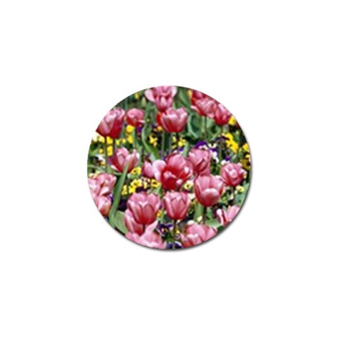 flowers Golf Ball Marker from ArtsNow.com Front