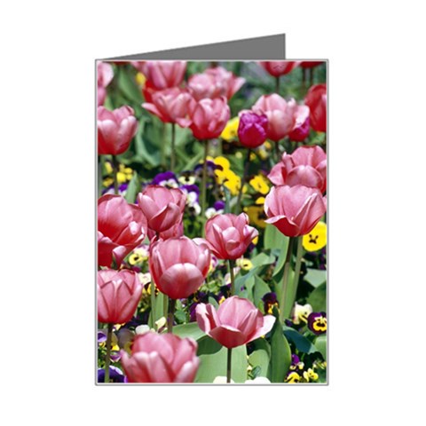 flowers Mini Greeting Card from ArtsNow.com Left