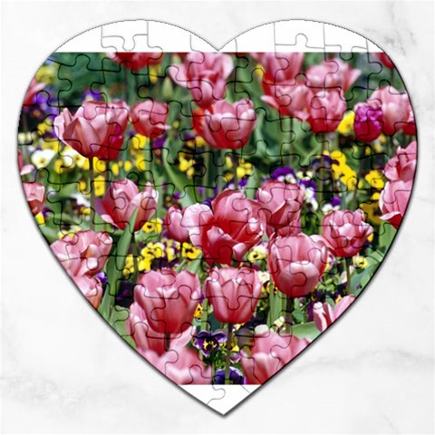 flowers Jigsaw Puzzle (Heart) from ArtsNow.com Front