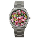 flowers Sport Metal Watch