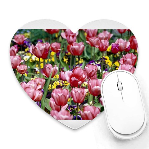 flowers Mousepad (Heart) from ArtsNow.com Front