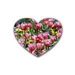 flowers Rubber Coaster (Heart)