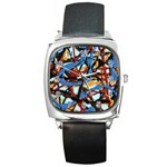 gloss-paint Square Metal Watch