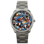 gloss-paint Sport Metal Watch