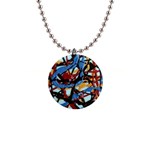 gloss-paint 1  Button Necklace