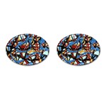 gloss-paint Cufflinks (Oval)