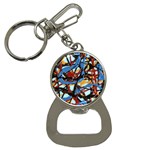 gloss-paint Bottle Opener Key Chain