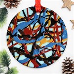 gloss-paint Round Ornament (Two Sides)
