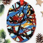 gloss-paint Oval Ornament (Two Sides)