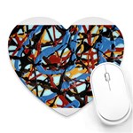 gloss-paint Mousepad (Heart)