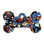 gloss-paint Dog Tag Bone (One Side)