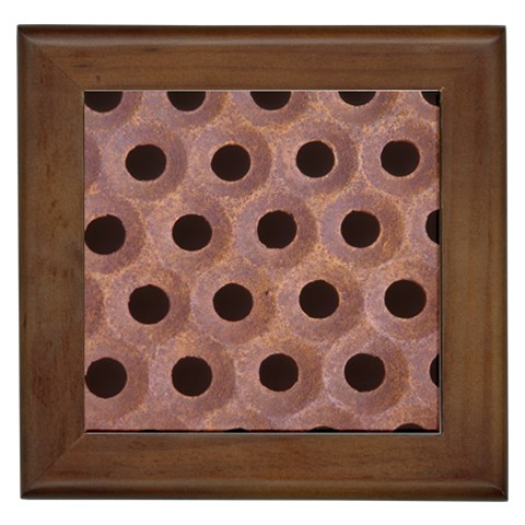 bee hives Framed Tile from ArtsNow.com Front