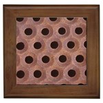 bee hives Framed Tile