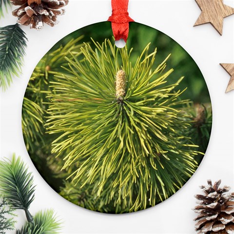 leaf Ornament (Round) from ArtsNow.com Front