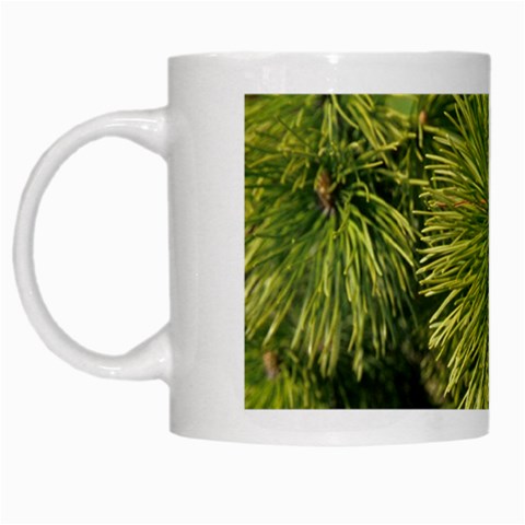 leaf White Mug from ArtsNow.com Left