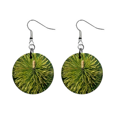 leaf 1  Button Earrings from ArtsNow.com Front
