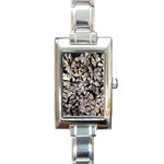 wood Rectangular Italian Charm Watch