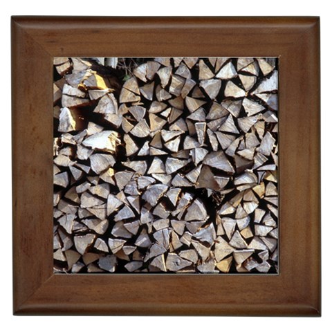 wood Framed Tile from ArtsNow.com Front