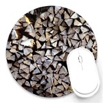wood Round Mousepad