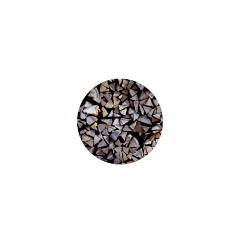 wood 1  Mini Button from ArtsNow.com Front