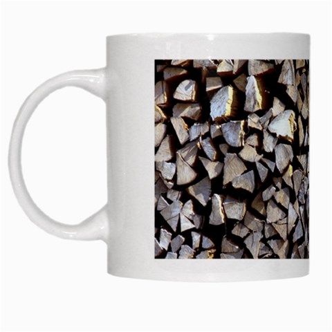 wood White Mug from ArtsNow.com Left