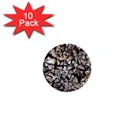 wood 1  Mini Button (10 pack) 