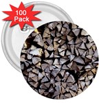 wood 3  Button (100 pack)
