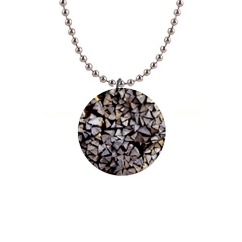 wood 1  Button Necklace from ArtsNow.com Front