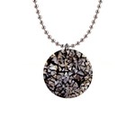 wood 1  Button Necklace
