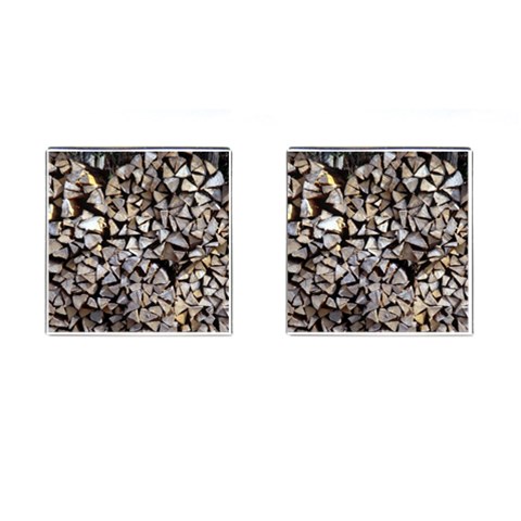 wood Cufflinks (Square) from ArtsNow.com Front(Pair)