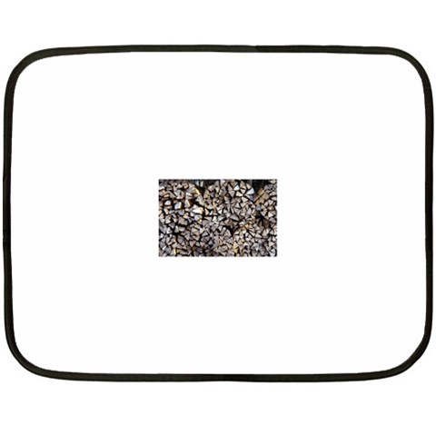 wood Mini Fleece Blanket(Two Sides) from ArtsNow.com 35 x27  Blanket Front